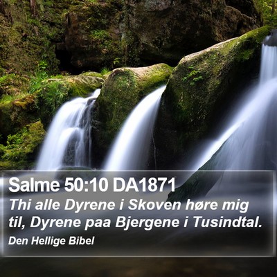 Salme 50:10 DA1871 Bible Verse Image