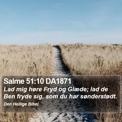 Salme 51:10 DA1871 Bible Verse Image