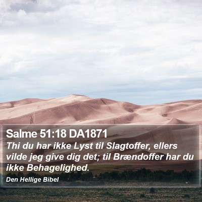 Salme 51:18 DA1871 Bible Verse Image