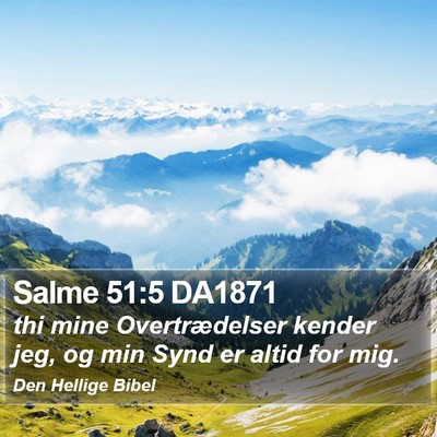 Salme 51:5 DA1871 Bible Verse Image