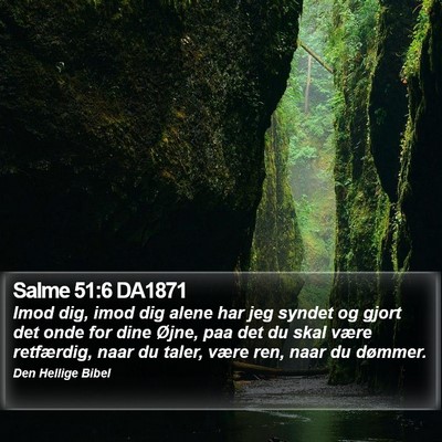 Salme 51:6 DA1871 Bible Verse Image