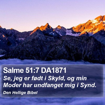 Salme 51:7 DA1871 Bible Verse Image