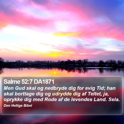 Salme 52:7 DA1871 Bible Verse Image