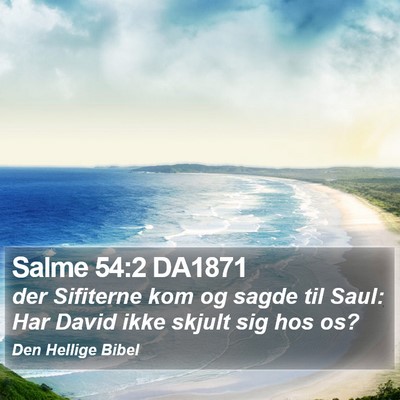 Salme 54:2 DA1871 Bible Verse Image