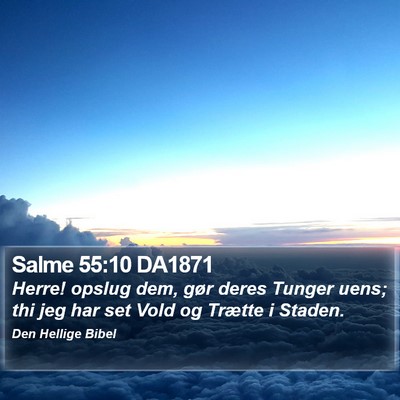 Salme 55:10 DA1871 Bible Verse Image
