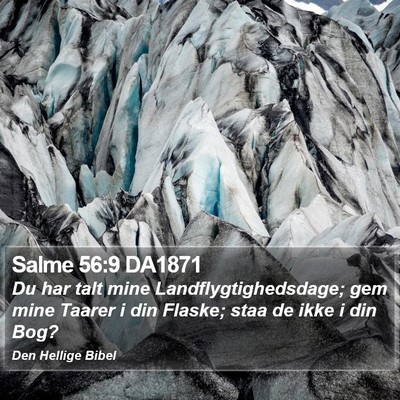 Salme 56:9 DA1871 Bible Verse Image