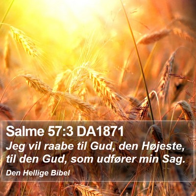 Salme 57:3 DA1871 Bible Verse Image