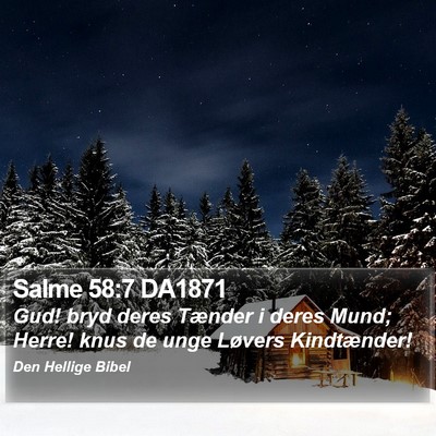 Salme 58:7 DA1871 Bible Verse Image