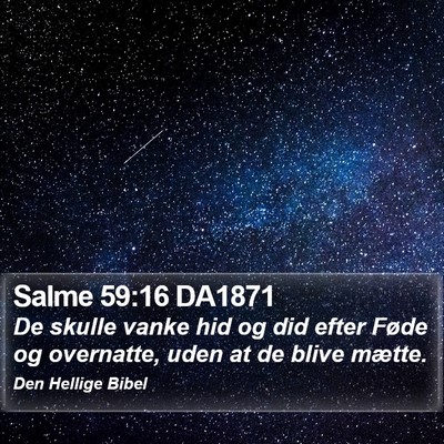 Salme 59:16 DA1871 Bible Verse Image