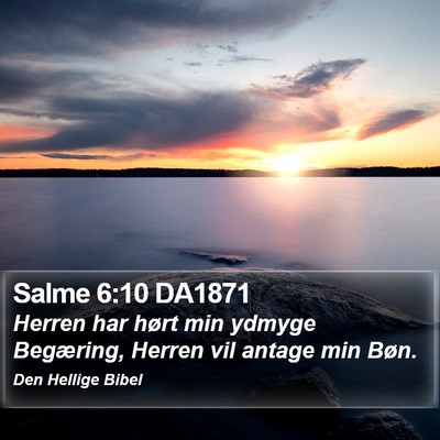 Salme 6:10 DA1871 Bible Verse Image