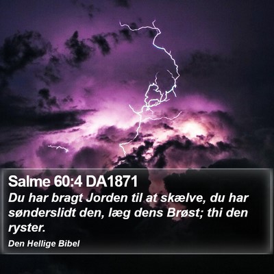 Salme 60:4 DA1871 Bible Verse Image