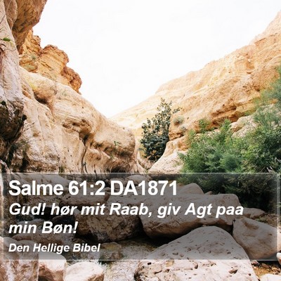 Salme 61:2 DA1871 Bible Verse Image