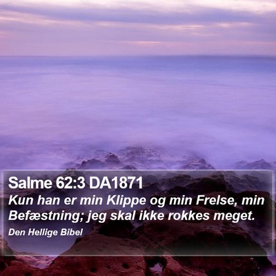 Salme 62:3 DA1871 Bible Verse Image