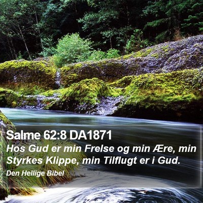 Salme 62:8 DA1871 Bible Verse Image
