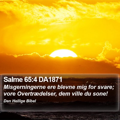 Salme 65:4 DA1871 Bible Verse Image
