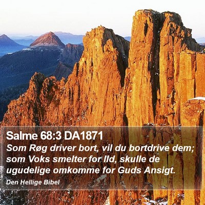 Salme 68:3 DA1871 Bible Verse Image