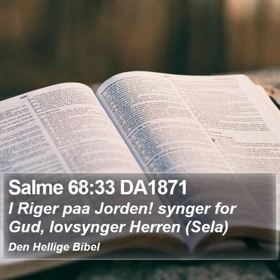 Salme 68:33 DA1871 Bible Verse Image