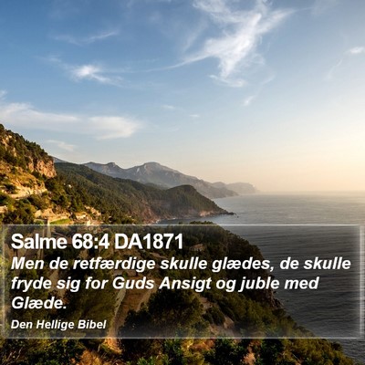 Salme 68:4 DA1871 Bible Verse Image