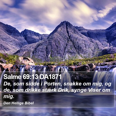 Salme 69:13 DA1871 Bible Verse Image