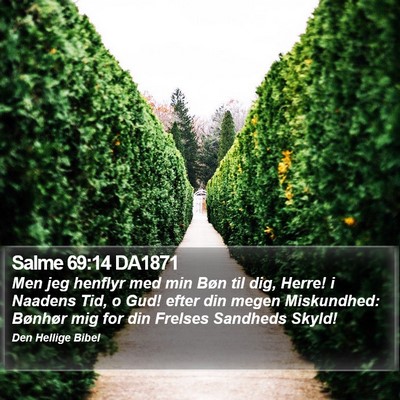 Salme 69:14 DA1871 Bible Verse Image