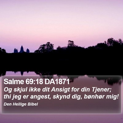 Salme 69:18 DA1871 Bible Verse Image