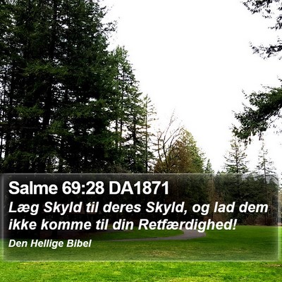 Salme 69:28 DA1871 Bible Verse Image