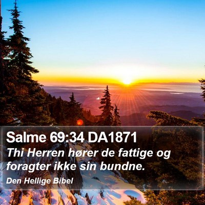 Salme 69:34 DA1871 Bible Verse Image