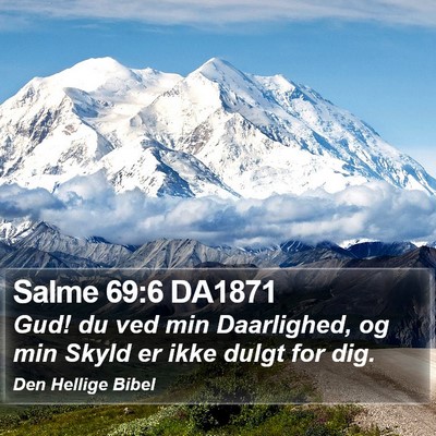 Salme 69:6 DA1871 Bible Verse Image