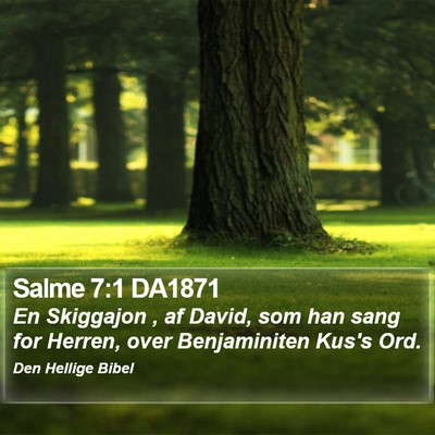 Salme 7:1 DA1871 Bible Verse Image