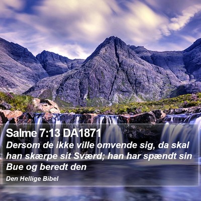 Salme 7:13 DA1871 Bible Verse Image