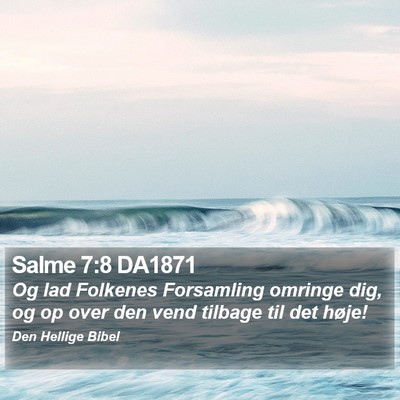 Salme 7:8 DA1871 Bible Verse Image