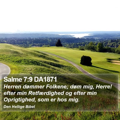 Salme 7:9 DA1871 Bible Verse Image