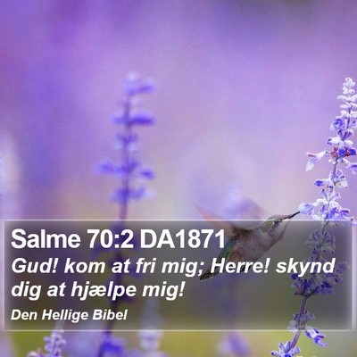Salme 70:2 DA1871 Bible Verse Image