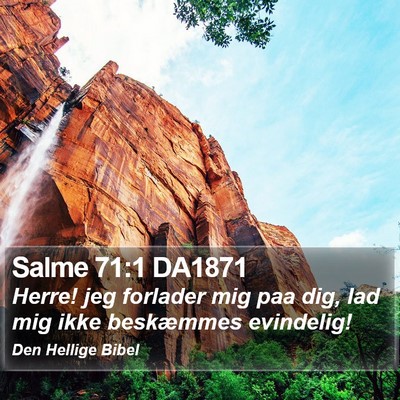 Salme 71:1 DA1871 Bible Verse Image