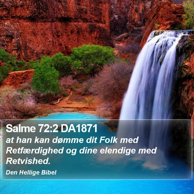 Salme 72:2 DA1871 Bible Verse Image