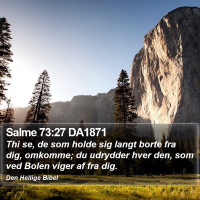 Salme 73:27 DA1871 Bible Verse Image
