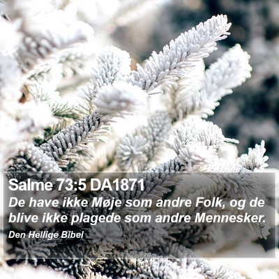Salme 73:5 DA1871 Bible Verse Image