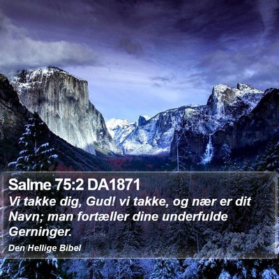 Salme 75:2 DA1871 Bible Verse Image