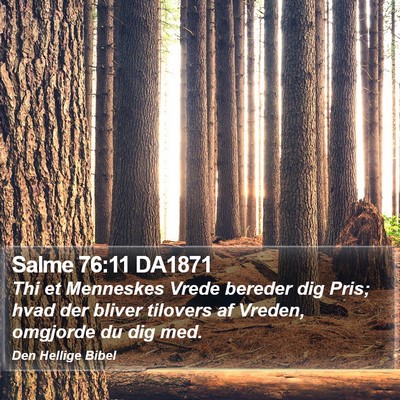 Salme 76:11 DA1871 Bible Verse Image