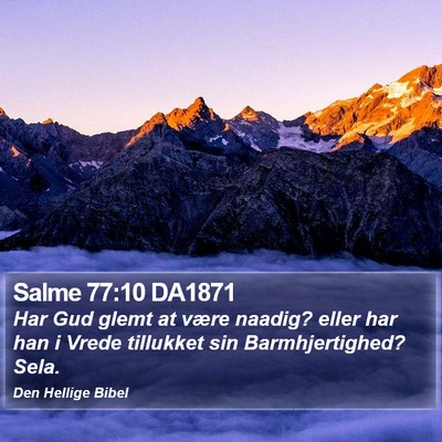 Salme 77:10 DA1871 Bible Verse Image