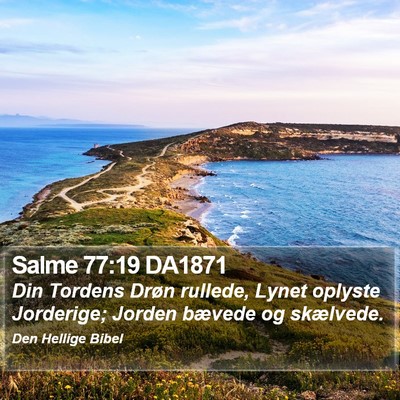 Salme 77:19 DA1871 Bible Verse Image