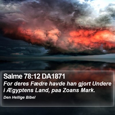 Salme 78:12 DA1871 Bible Verse Image