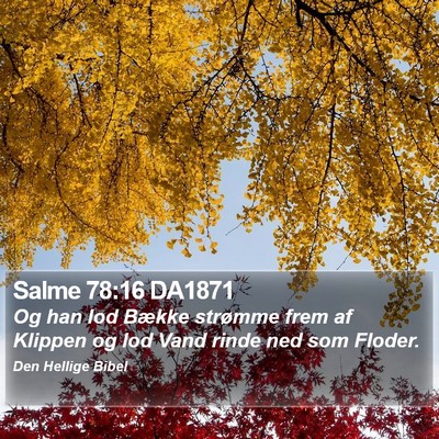Salme 78:16 DA1871 Bible Verse Image