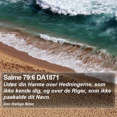 Salme 79:6 DA1871 Bible Verse Image