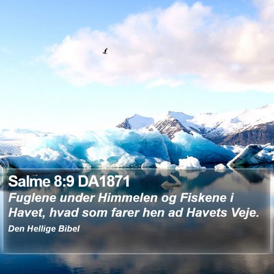 Salme 8:9 DA1871 Bible Verse Image