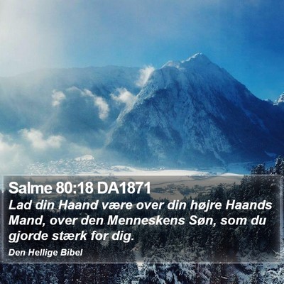 Salme 80:18 DA1871 Bible Verse Image