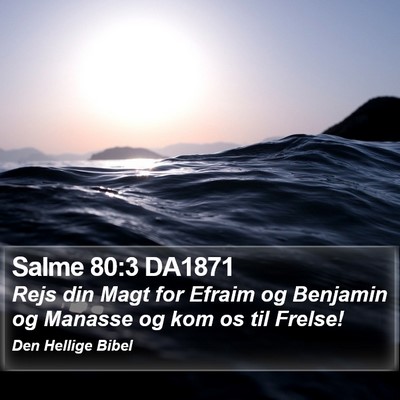 Salme 80:3 DA1871 Bible Verse Image