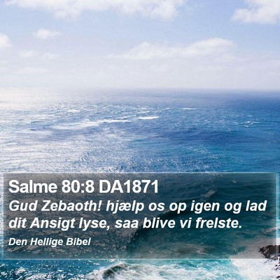 Salme 80:8 DA1871 Bible Verse Image