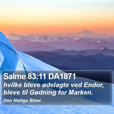 Salme 83:11 DA1871 Bible Verse Image