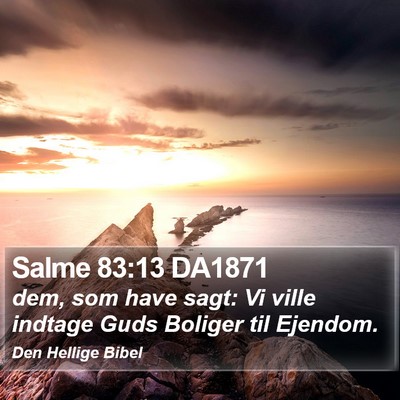 Salme 83:13 DA1871 Bible Verse Image